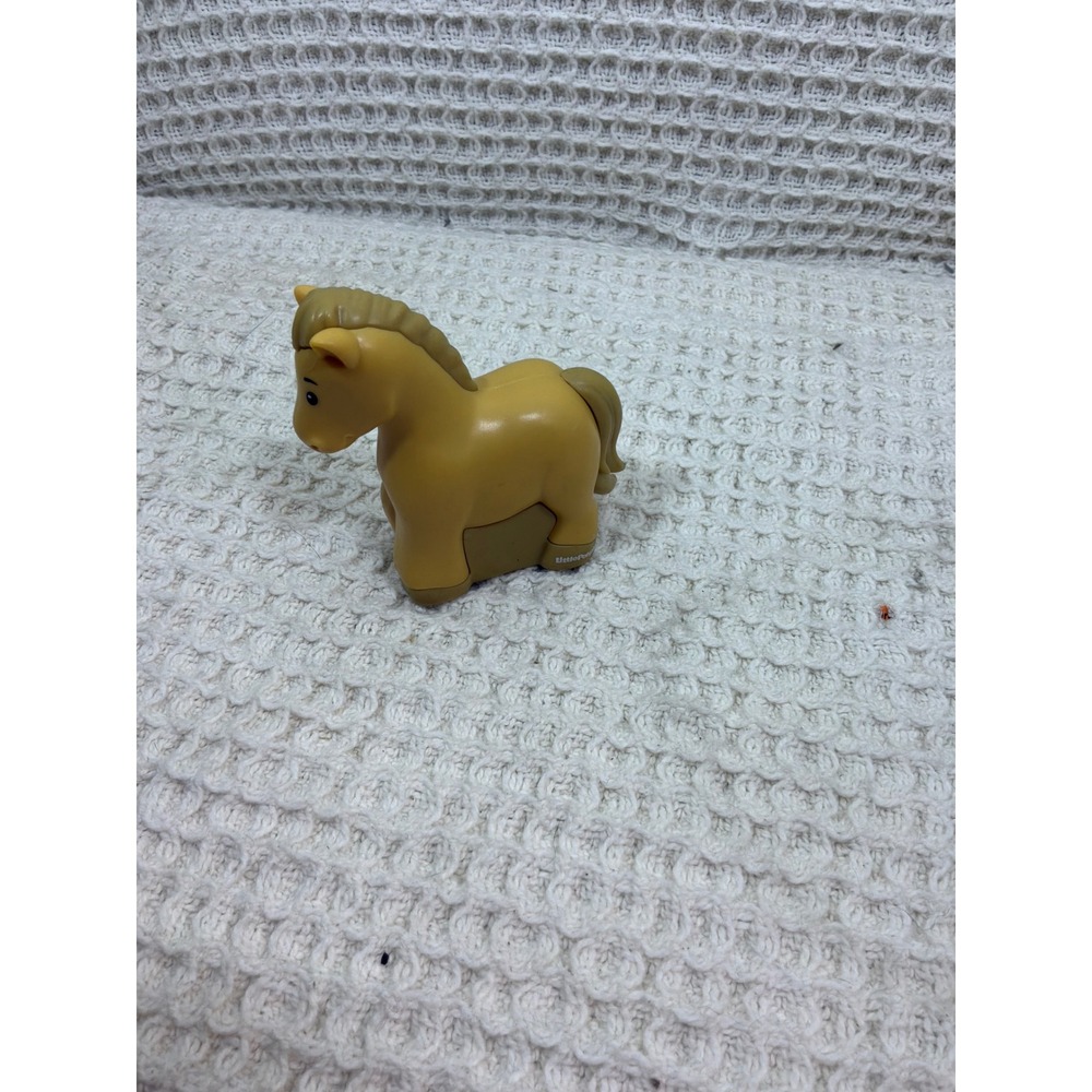 Farmcore Toddler Fisher-Price‎ Little People Horse Toy Figure Small Yellow Tan